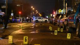 PHILADELPHIA, UNITED STATES - JULY 3: A view of crime scene from the mass shooting in Philadelphia, United States on July 3, 2023. Six people were shot in total, four people were killed as the remaining two were injured. There didnât appear to be a connection between the shooter and the victims. (Photo by Kyle Mazza/Anadolu Agency via Getty Images)