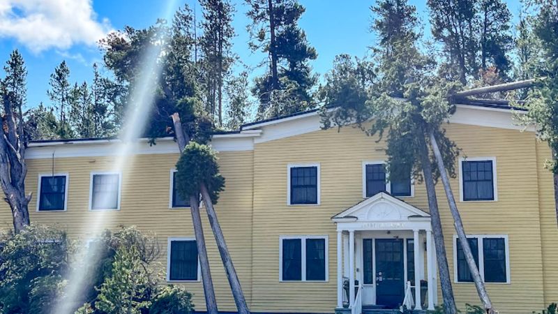 NextImg:A windstorm at Yellowstone National Park downed hundreds of trees and damaged multiple buildings and cars | CNN