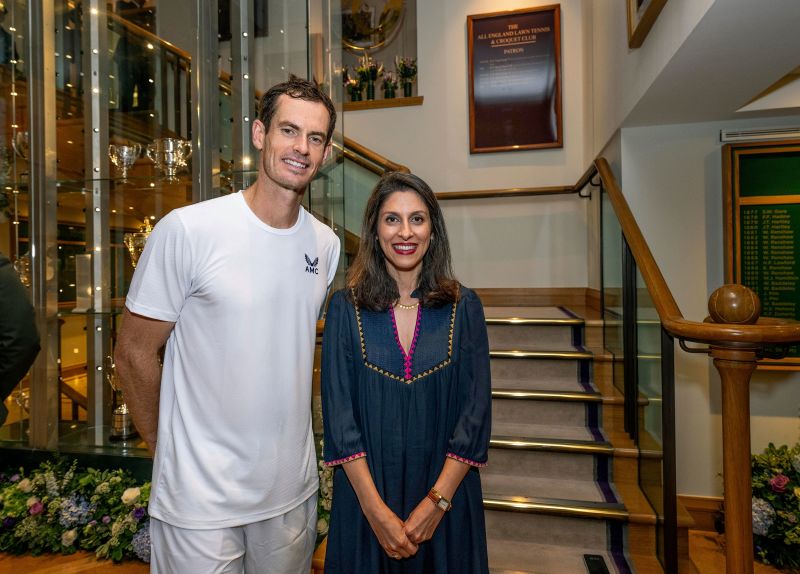 Wimbledon 2023 Andy Murray says it was brilliant to invite Nazanin Zaghari-Ratcliffe to tournament after she watched him play from prison cell CNN