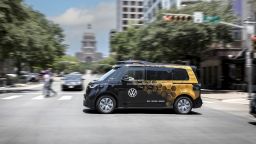VW is testing self-driving vans in Austin, Texas.