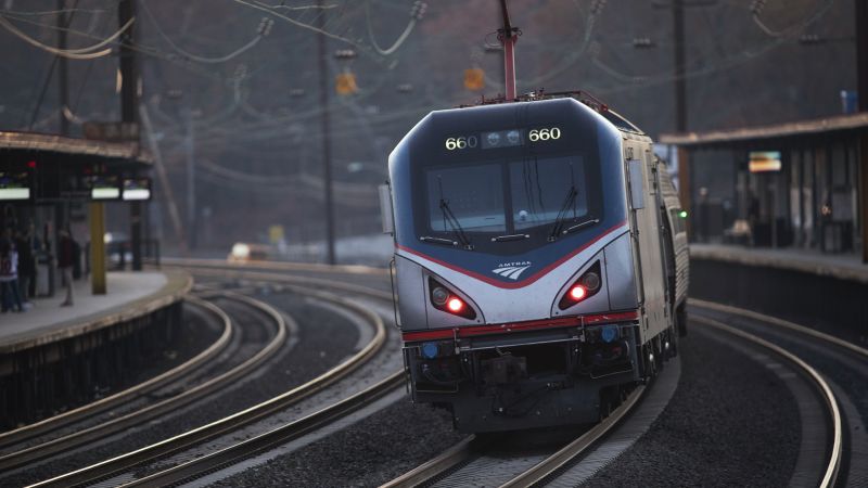 NextImg:Train traffic snarled between NY and Philadelphia restored but with residual delays | CNN Business