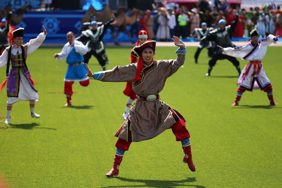 <strong>Naadam opening ceremony: </strong>Mongolia's annual Naadam festival is a nationwide celebration of  traditional nomadic culture and heritage. Every year on July 11, an official grand opening ceremony is held at the National Station in Mongolia's capital, Ulaanbaatar. 