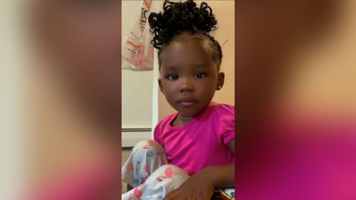 The 2-year-old last wore braids and a rainbow T-shirt. Now, her body ...