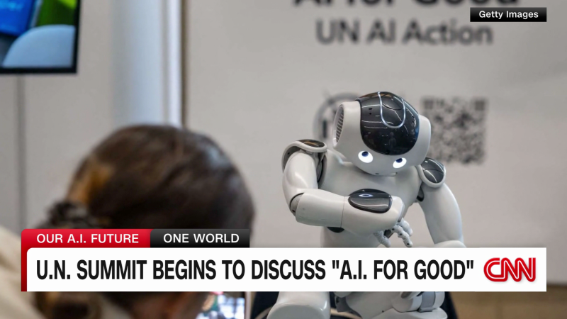 U.N. summit discusses how to use A.I. for good | CNN