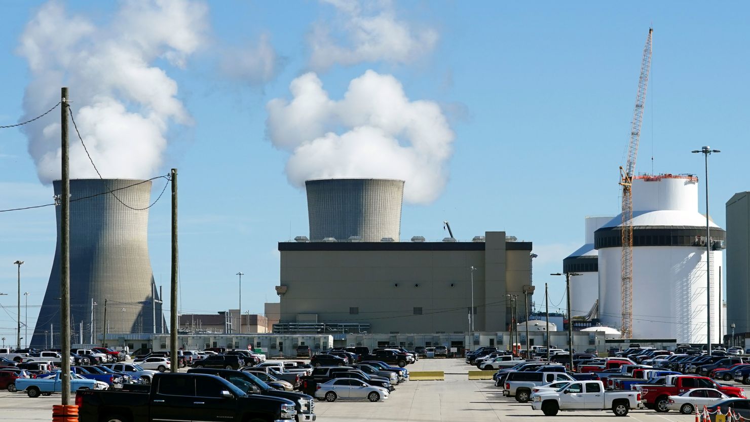 Reactors for Unit 3 and 4 sit at Georgia Power's Plant Vogtle nuclear power plant in January 2023 in Waynesboro, Georgia.