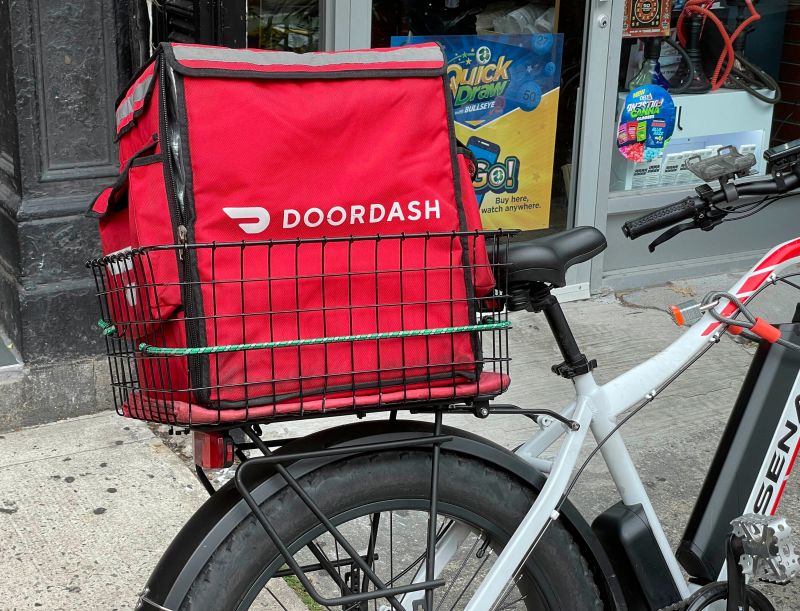 Doordash cheap bike courier