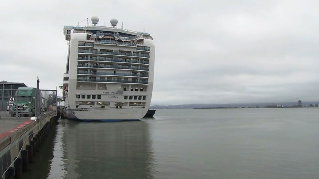 Princess Cruises said it was still planning to board passengers onto the Ruby Princess, but it was not clear when the ship would leave for Alaska.