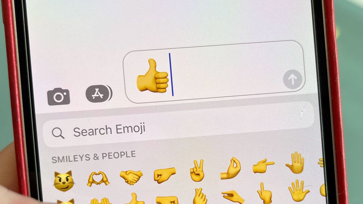 The "thumbs up" emoji.
