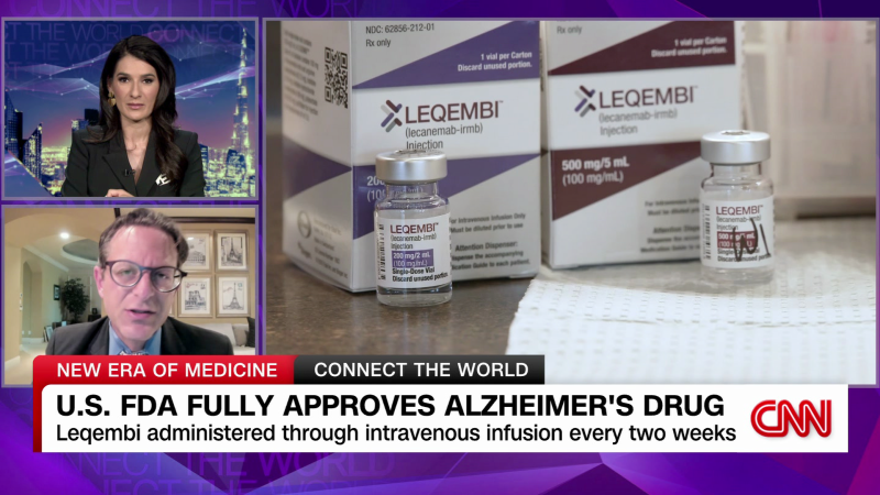 U.S. FDA fully approves Alzheimer’s drug  | CNN