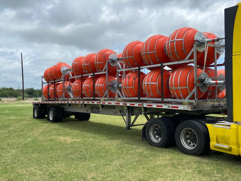 Texas Deploys Floating Barrier In Rio Grande River To Deter Migrant ...