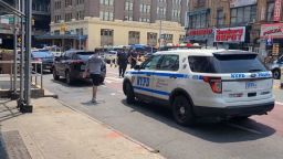 NYPD respond to a string of shootings in Queens on Saturday, July 8, 2023. 