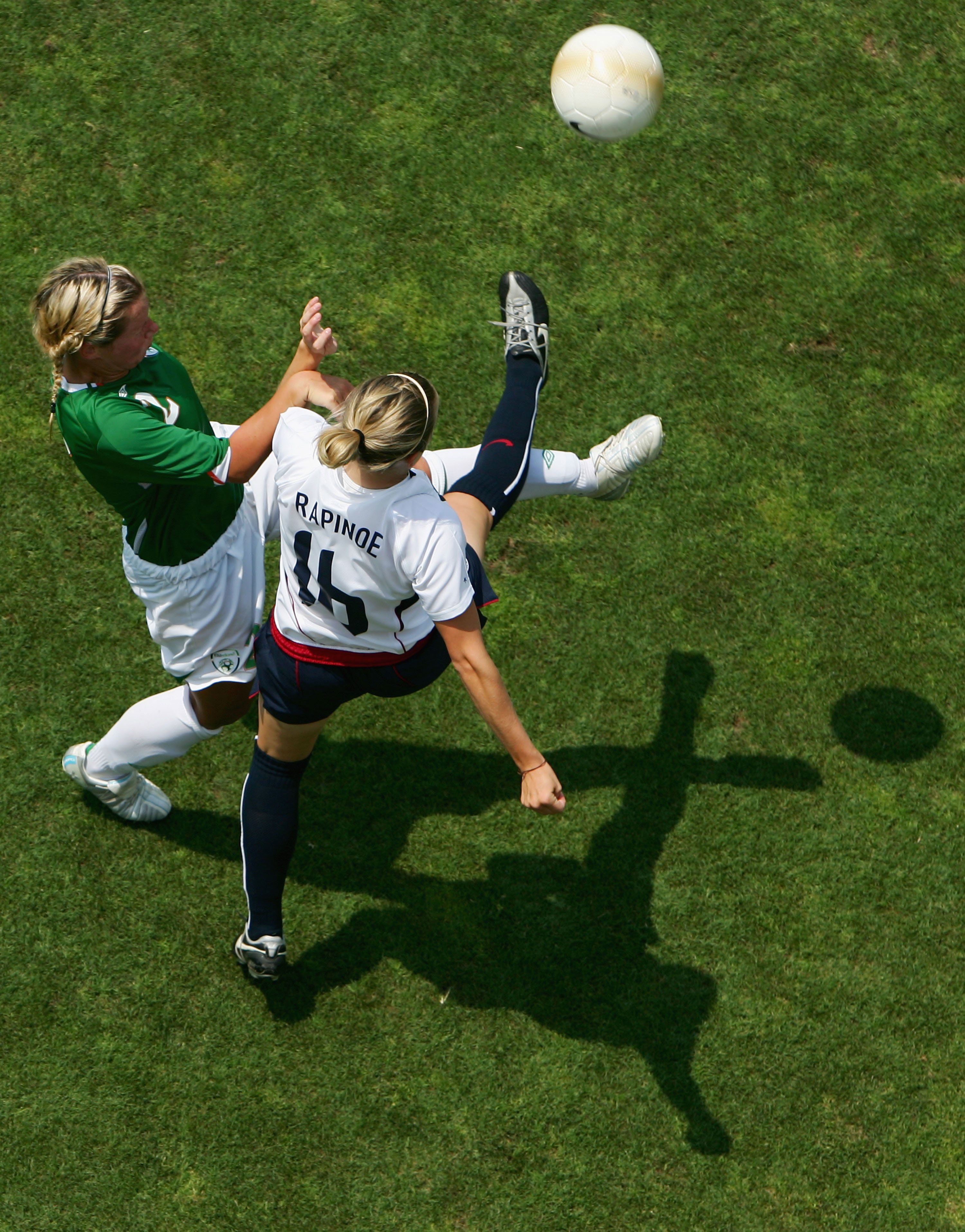 Rapinoe began her international career in July 2006 when she debuted against Ireland in San Diego, California.