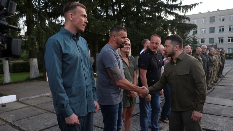 Azovstal leaders freed in prisoner swap promise to return to the battlefield in Ukraine