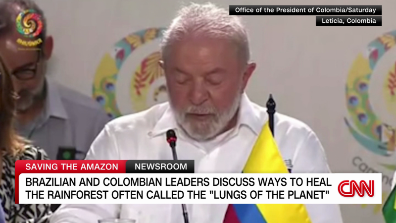 Colombian and Brazilian presidents hold talks on Amazon rainforest  | CNN