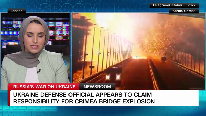 Ukraine defense official appears to claim responsibility for Crimea bridge blast | CNN