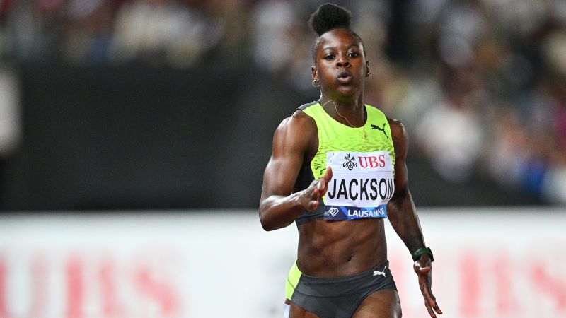 Shericka Jackson runs world-leading women's 100-meter time at the Jamaican  championships | CNN