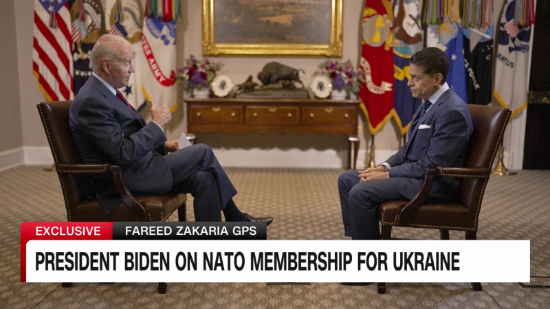 On GPS: Biden on why NATO shouldn’t admit Ukraine—yet | CNN