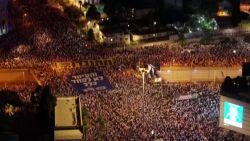 SCREENGRAB Israel Protest Tel Aviv Aerials July 8 2023