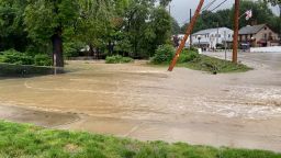 Flooding in Cornwall, New York, on Sunday, July 9, 2023. 