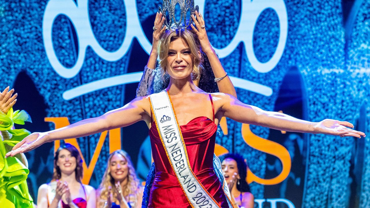 Point de Vue Out
Mandatory Credit: Photo by Shutterstock (14003250k)
Rikkie Kolle (Miss Netherlands 2023) at the final of Miss Netherlands 2023 in the AFAS Theater in Leusden.
Final of Miss Netherlands, Leusden - 08 Jul 2023