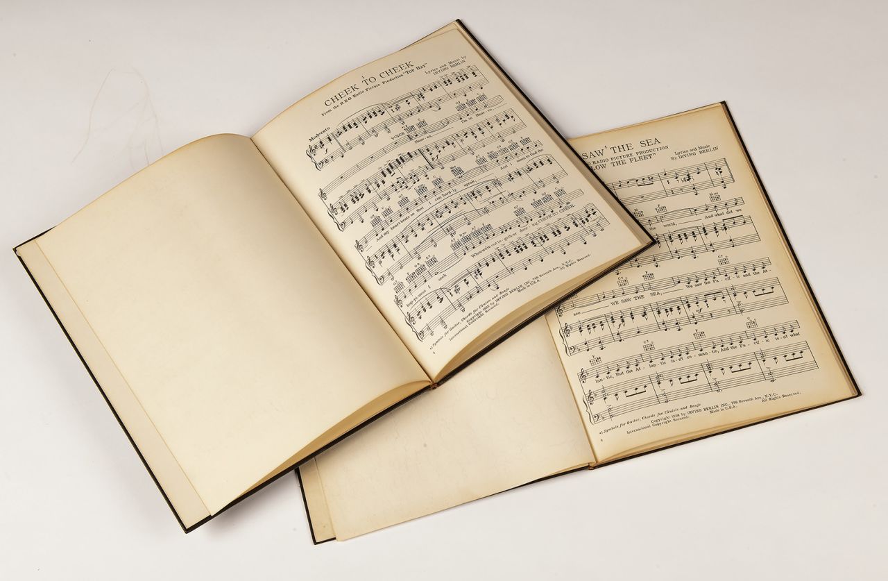The auction also includes scores belonging to the composer Irving Berlin.