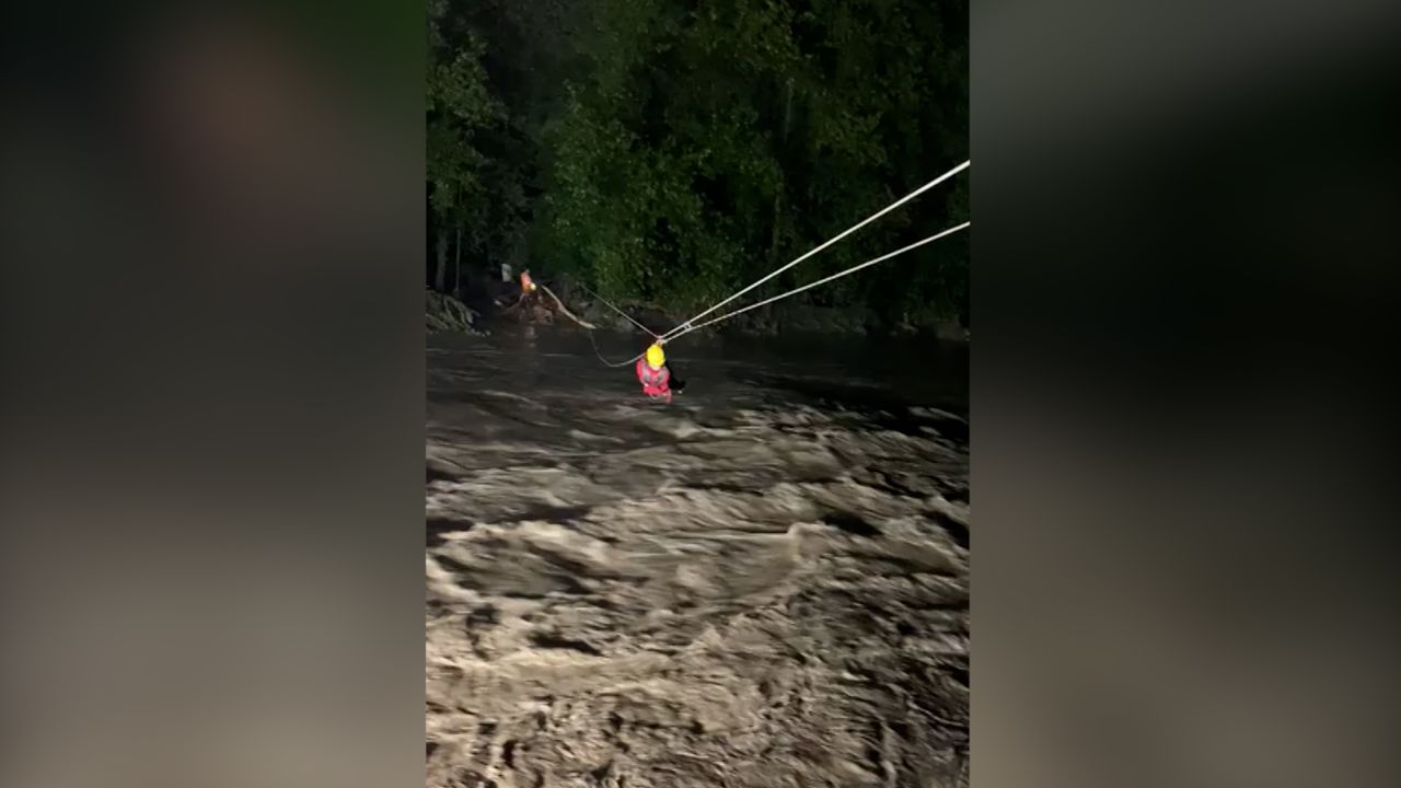 Zipline rescue india floods