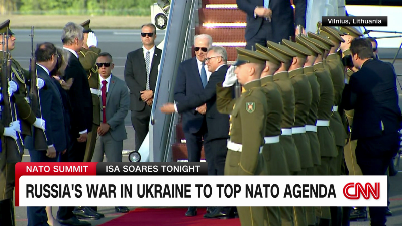 Biden visits UK ahead of critical NATO meeting | CNN