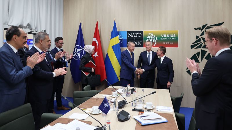 La Turquie a accepté de soutenir la candidature suédoise à l’OTAN, selon le chef de l’alliance