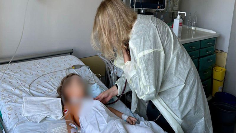 NextImg:Girl receives heart of 4-year-old-boy in first transplant of its kind in Ukraine | CNN