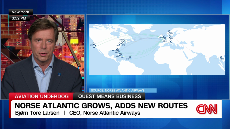 Norse Atlantic Airways talks new routes, low-cost model | CNN Business