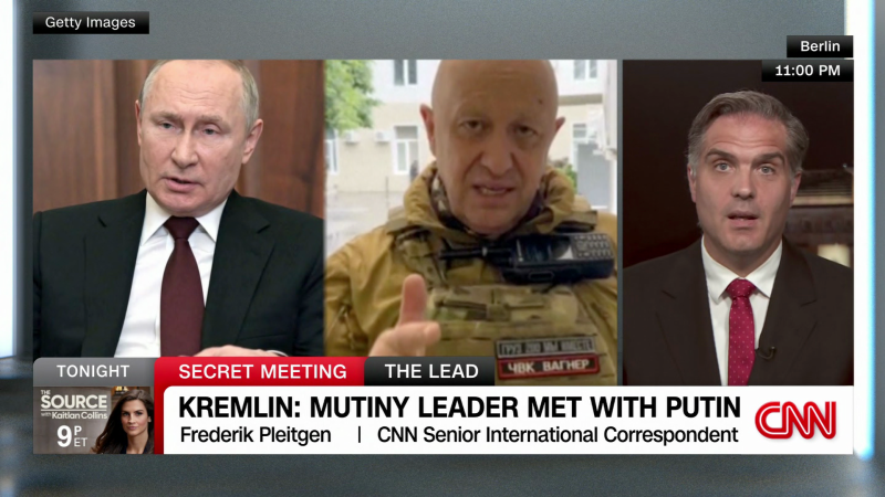 The Kremlin says Wagner group boss Yevgeny Prigozhin, who staged a mutiny, met with Russian President Vladimir Putin | CNN