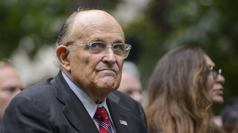 Rudy Giuliani is negotiating possible resolution to lawsuit brought by ...