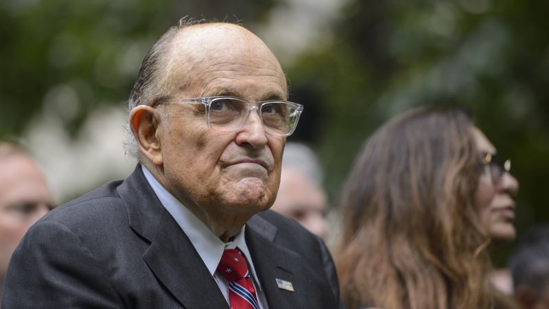 NextImg:Rudy Giuliani is negotiating possible resolution to lawsuit brought by 2 Georgia election workers | CNN Politics