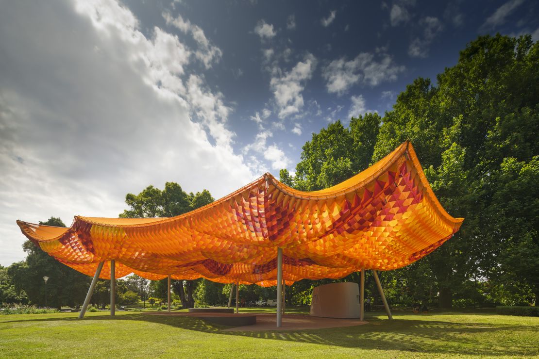 Bangkok-based architecture practice All(zone) was shortlisted for 2022's MPavilion, a temporary structure in Melbourne, Australia, commissioned to a different architect each year.