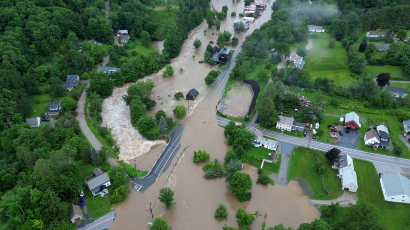 Northeast Flooding: Catastrophic Flooding Swamped Vermont's Capital As ...