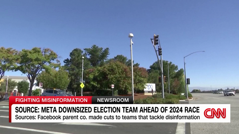 Sources say that Meta is downsizing elections team ahead of 2024 race  | CNN