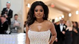 NEW YORK, NEW YORK - MAY 01: Keke Palmer attends The 2023 Met Gala Celebrating "Karl Lagerfeld: A Line Of Beauty" at The Metropolitan Museum of Art on May 01, 2023 in New York City. (Photo by Mike Coppola/Getty Images)
