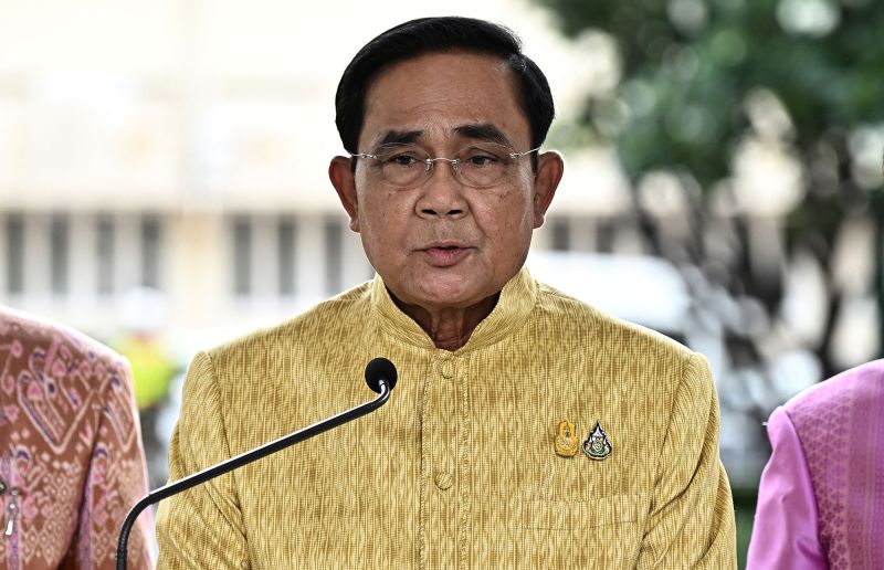 Thailand s Prime Minister Prayut Chan o cha announces retirement