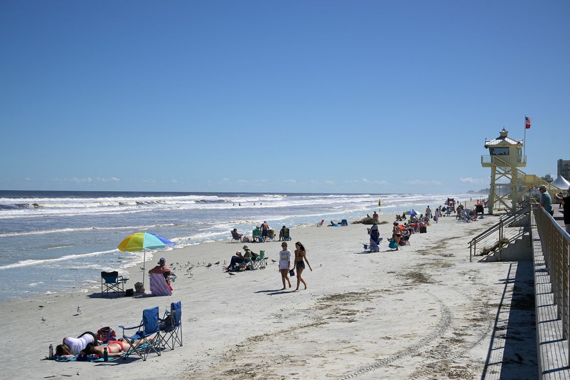 <strong>Florida (259 bites):</strong> Florida had 259 unprovoked shark attacks between 2012 and 2021, according to the International Shark Attack File (ISAF), making it the highest rate in the world. New Smyrna Beach is pictured. 