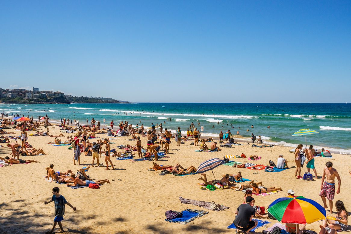 <strong>Australia (143 bites):</strong> In 2022, there were nine unprovoked incidents in Australia: four in New South Wales, four in Western Australia and a single incident in Victoria. Manly Beach in New South Wales is pictured.