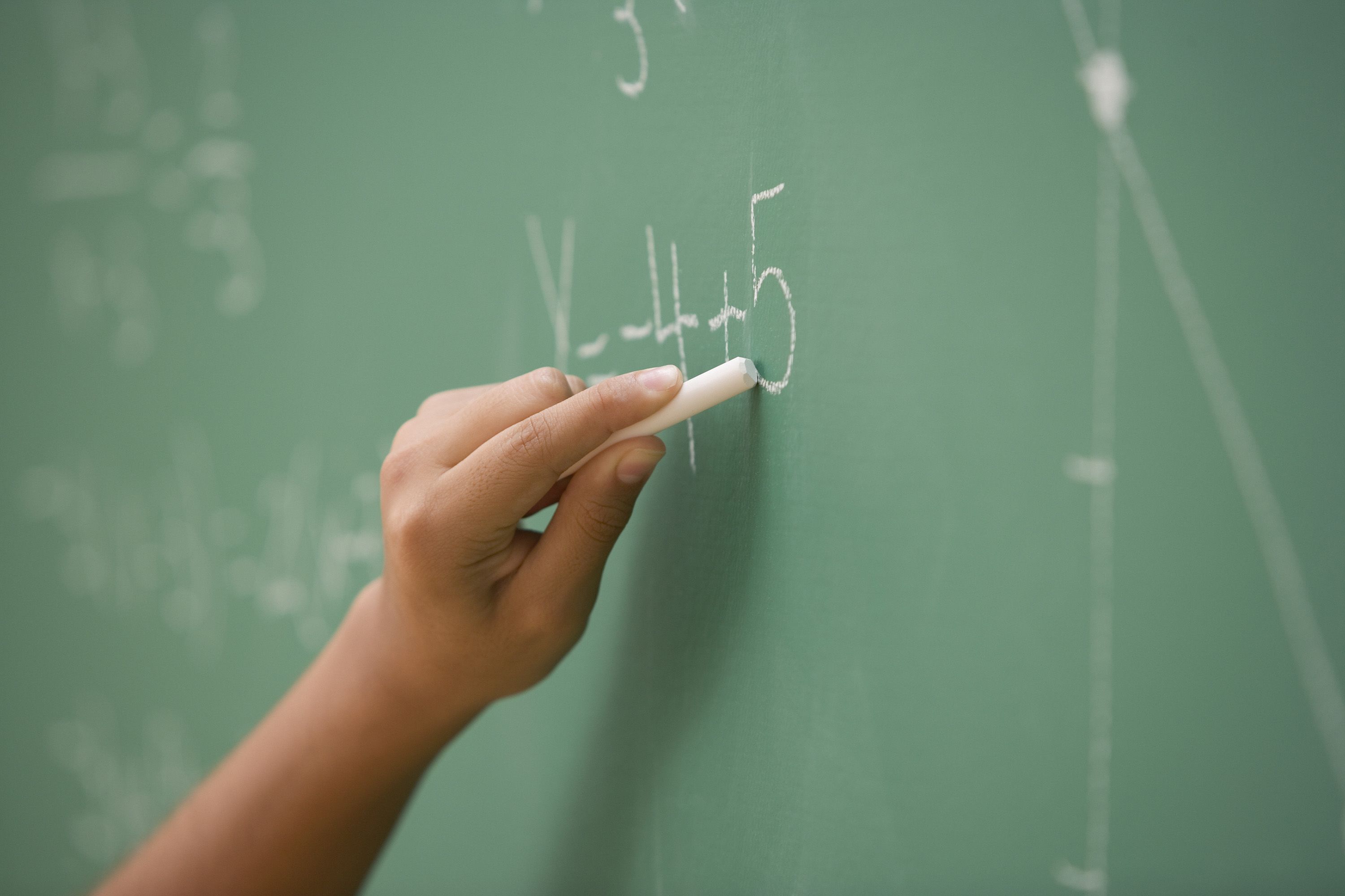 Small empty chalkboard Stock Photo by Vell