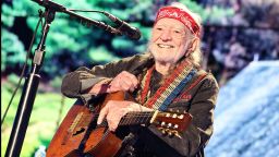 RALEIGH, NORTH CAROLINA - SEPTEMBER 24: Willie Nelson performs in concert during Farm Aid at Coastal Credit Union Music Park at Walnut Creek on September 24, 2022 in Raleigh, North Carolina. (Photo by Gary Miller/Getty Images)