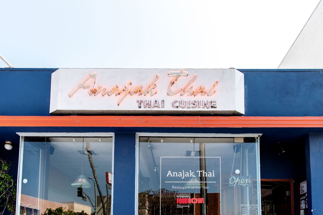 SHERMAN OAKS , CA - MAY 18: Exterior of Anajak Thai  on Thursday, May 18, 2023 in Sherman Oaks , CA. (Mariah Tauger / Los Angeles Times via Getty Images)