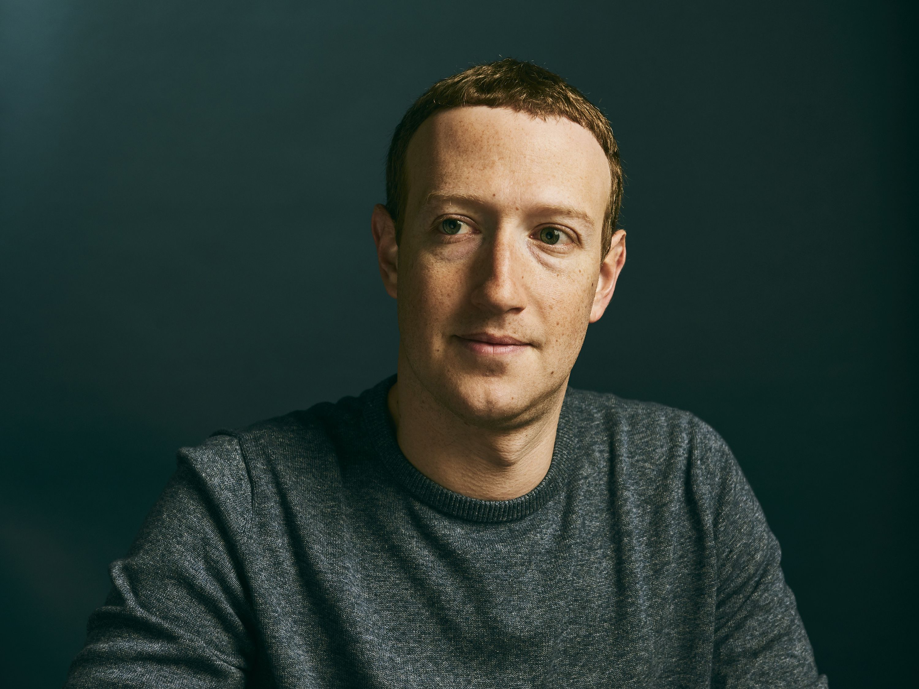 Mark Zuckerberg poses for a portrait in 2019.