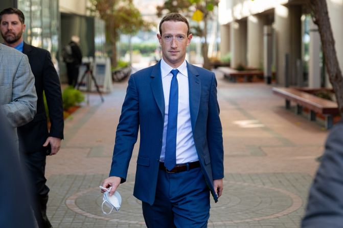 Zuckerberg leaves a federal courthouse in San Jose, California, in December 2022. He made a rare court appearance as the Federal Trade Commission tried to block his company's $400 million deal for the virtual reality startup Within. 