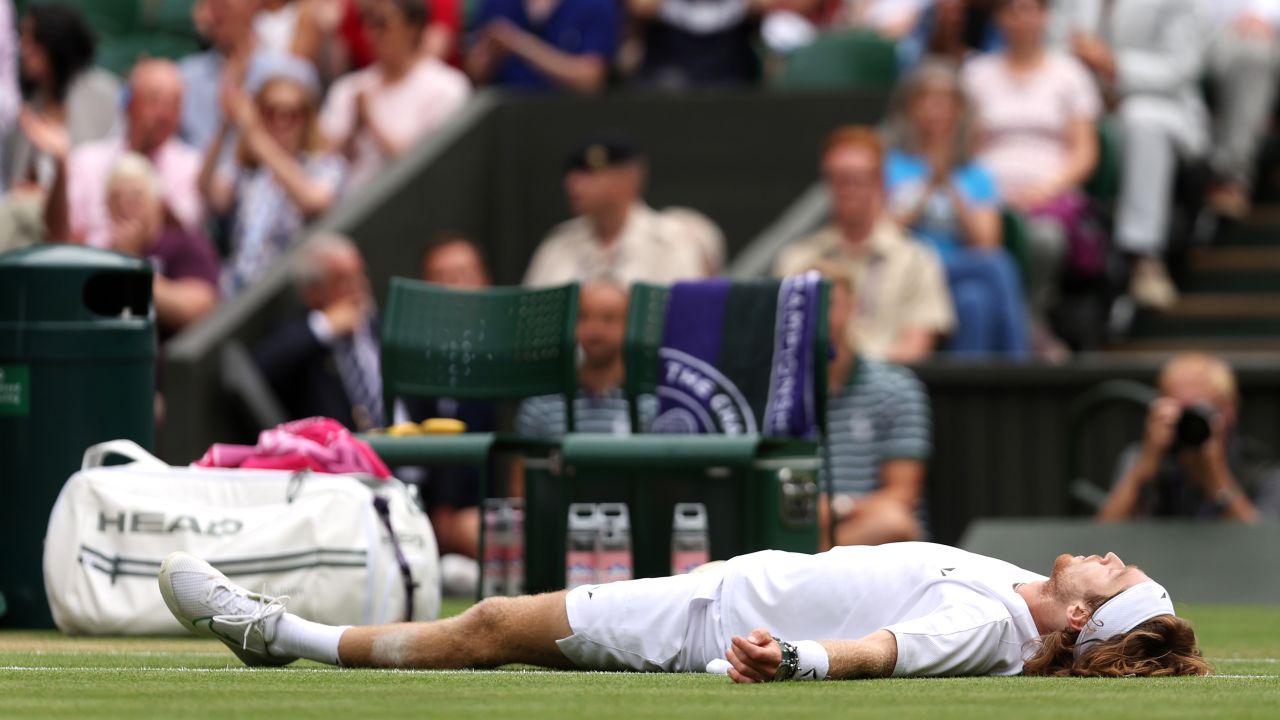 Wimbledon: Novak Djokovic battles past Andrey Rublev to reach semifinals