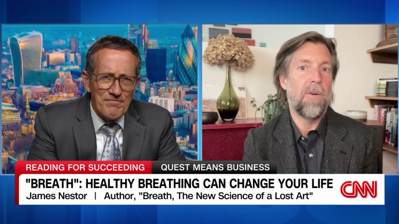 James Nestor discusses his self-help book “Breath” | CNN Business