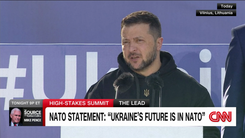 Zelensky blasts NATO over the murky timeline for Ukraine’s potential membership: “Uncertainty is weakness” | CNN