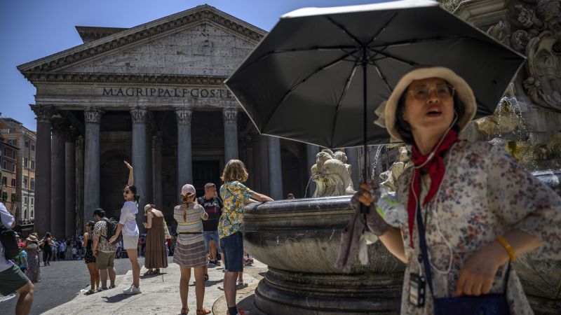 NextImg:Italy swelters under deadly 'Cerberus' heat wave which could break European temperature records | CNN