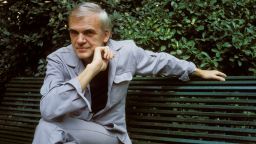 Milan Kundera pictured in Paris, France in August 1984.